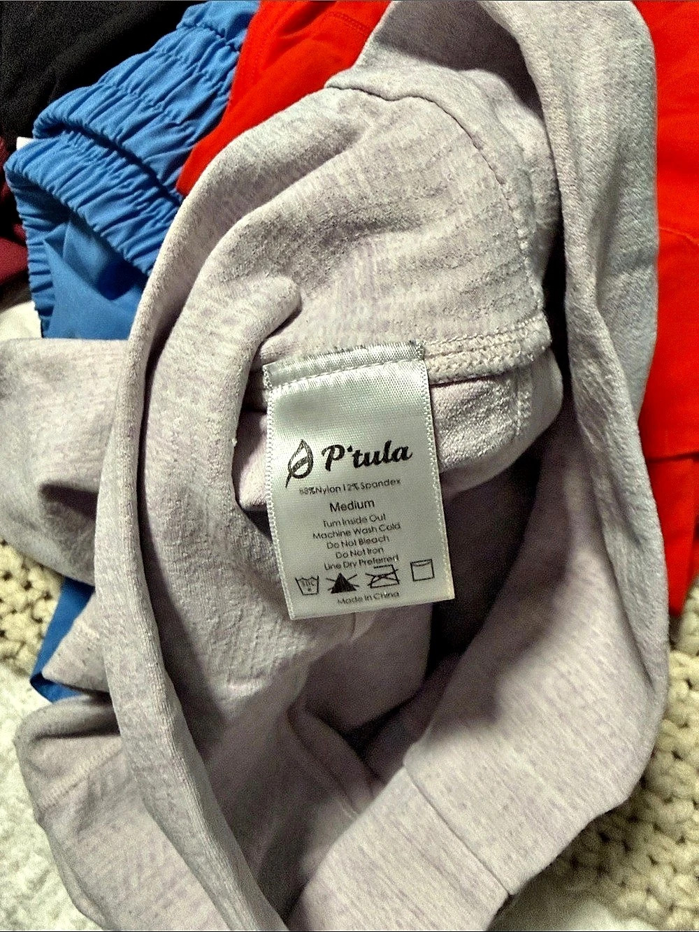 Ptula Biker Shorts in light purple 10/12 in - Picture 4 of 4